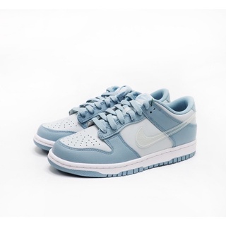 nike dunk low aura clear blue swoosh