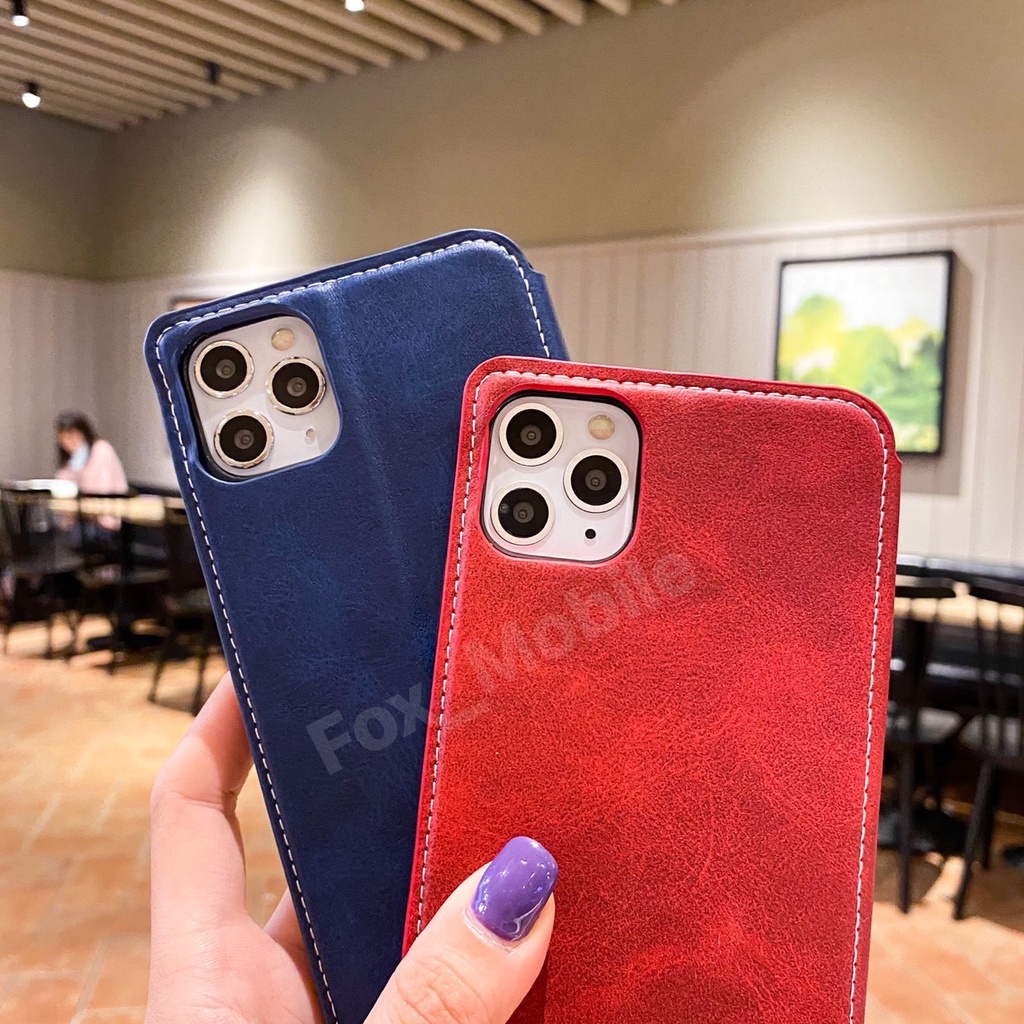 เคสฝาพับหนัง XUNDU สำหรับ SAMSUNG A03 /A13 5G / A33 5G / A52S / A03S /S22/S22plus/S22ultra J6 เคสเปิดปิด เคสกระเป๋าหนัง #8
