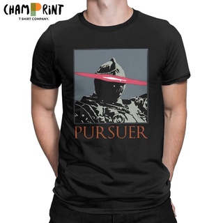 ถูกสุดๆเสื้อยืดแขนสั้น คอกลม ผ้าฝ้ายแท้ พิมพ์ลายเกม Pursuer สําหรับผู้ชายรหัสเต็ม