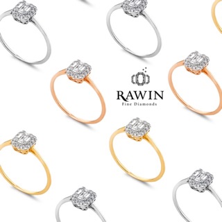 Rawin Diamonds แหวนเพชรดีไซส์ทันสมัย