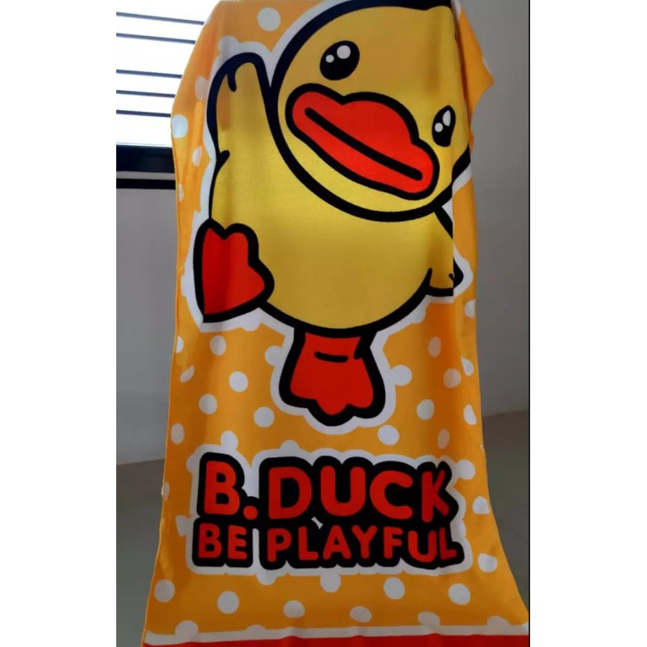 ผ้าขนหนูลายการ์ตูนเป็ด B Duck | Shopee Thailand