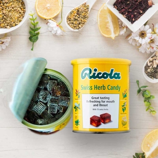 Ricola Swiss Herb Candy  ริโคลา ลูกอมรสสมุนไพร ขนาด 250 กรัม Food