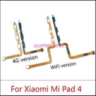 อะไหล่ปุ่มเปิดปิด ด้านข้าง สายเคเบิ้ลอ่อน แบบเปลี่ยน สําหรับ Xiaomi Mi Pad 4 Pad4