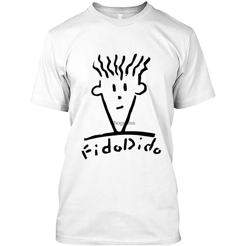 Fido Dido Tshirt สําหรับผู้ชายเสื้อยืดสําหรับสีดํา