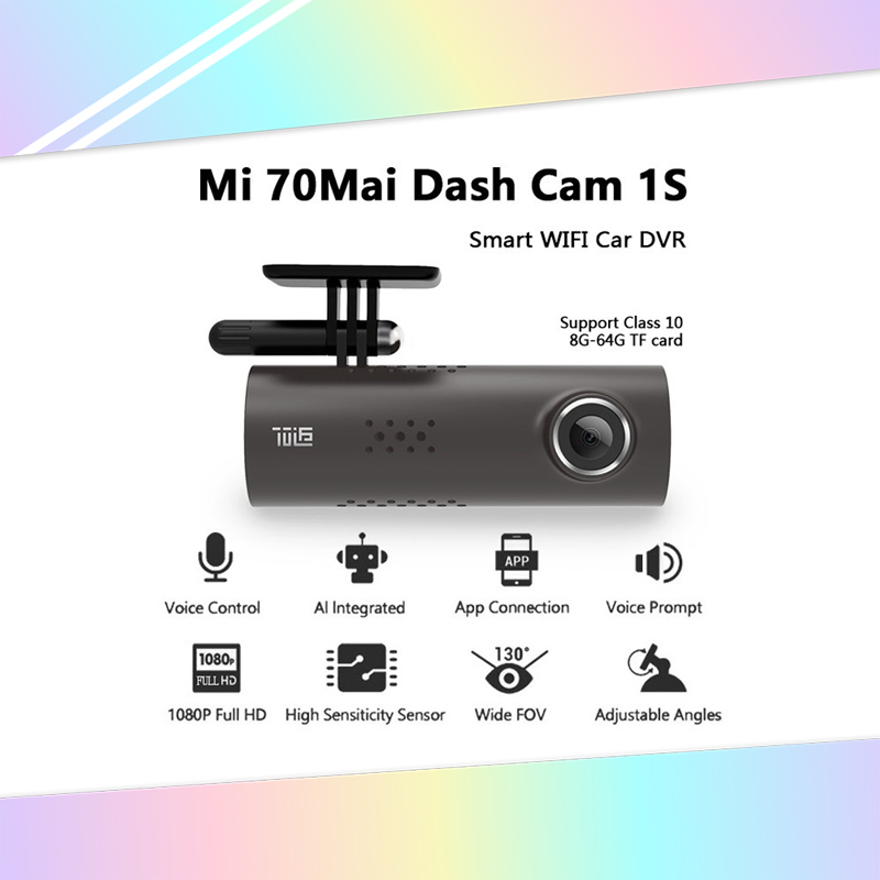 Xiaomi 70mai Dash Cam 1S Car Camera กล้องติดรถยนต์ พร้อม สั่งการด้วยเสียง