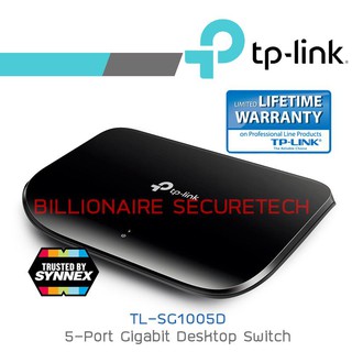 TP-LINK : TL-SG1005D 5-Port Gigabit Desktop Switch ***ประกัน SYNNEX***