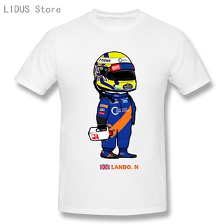 เสื้อยืดแขนสั้น พิมพ์ลาย Lando Norris And The Milk สไตล์คลาสสิก แฟชั่นฤดูร้อน สําหรับผู้ชาย