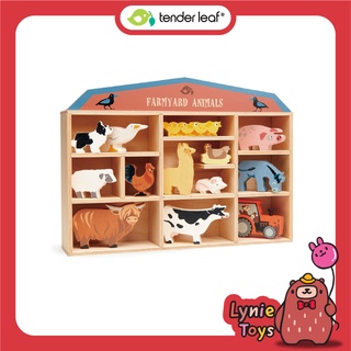 Tender Leaf Toys ของเล่นไม้ ของเล่นเสริมพัฒนาการ ชุดสัตว์เลี้ยง Farmyard Animals