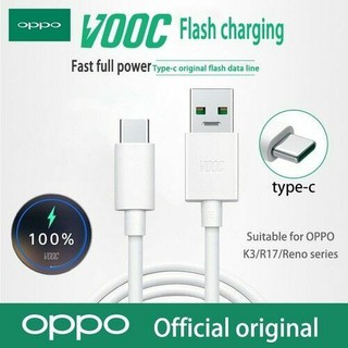 สายชาร์จ แท้ๆ แบบหัว OPPO Type C VOOC ชาร์จเร็ว สำหรับ Oppo รุ่น FindX,Reno,Reno2F,R17,R17pro,A5/2020,A9/2020 ส่งจากไทย