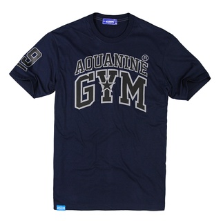 AQUANINE เสื้อยืด HIP STREET ลาย GYM (สีกรม) ลิขสิทธิ์แท้