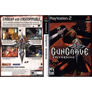 แผ่นเกมส์ PS2 Gungrave Overdose   คุณภาพ ส่งไว (DVD)