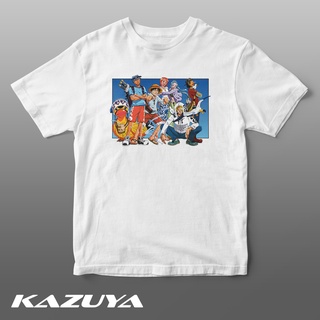 เสื้อยืดครอปKazuya TM-0088 เสื้อยืด พิมพ์ลายอนิเมะวันพีช CHARACTERS สไตล์ญี่ปุ่นS-5XL