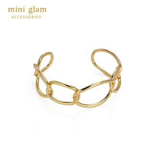 Miniglam Gold Twister Bracelet กำไลข้อมือดีไซน์เกลียวสีทอง