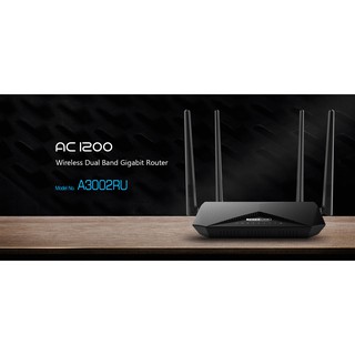 Router TOTOLINK (A3002RU V.2) Wireless AC1200 Dual Band Gigabit (Lifetime Forever)