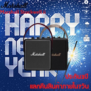 มาร์แชลลำโพงสะดวกMarshall  Stockwell II Portable Bluetooth Speaker Speaker The Speaker Black IPX4Wate