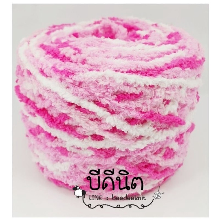 ไหมขนแกะ สีเหลือบ (ม้วนละ 100กรัม (+/-5g) ไหมนุ่ม รูปที่ 4