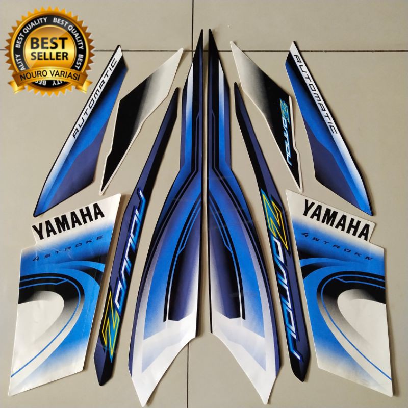 Yamaha nouvo z 2007 2008 แถบสีขาวสีน้ําเงิน รายการตัวถังมาตรฐาน คุณภาพดีที่สุด