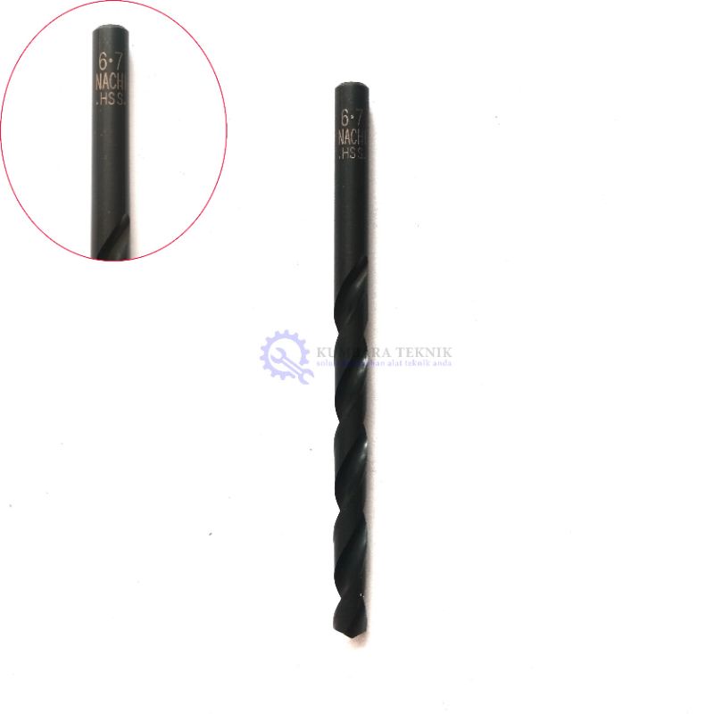 MATA NACHI 6.7mm HSS IRON DRILL BIT