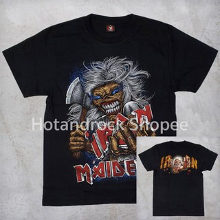 เสื้อวง Iron Maiden TDM 1762 HOT AND ROCK