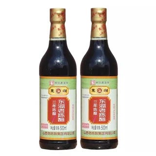 น้ำส้มสายชูดำ น้ำส้มสายชู (东湖老陈醋）ขนาด 500 ml พร้อมส่ง ใช้สำหรับปรุงอาหาร รสเปรี้ยวกลิ่นหอมไม่ฉุน