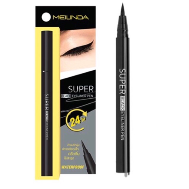 MEILINDA SUPER BLACK EYEINER PEN เมลินดา อายไลเนอร์
