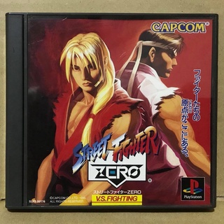 แผ่นแท้ [PS1] Street Fighter Zero (Japan) (SLPS-00176) SF Alpha Warriors Dreams 1 I