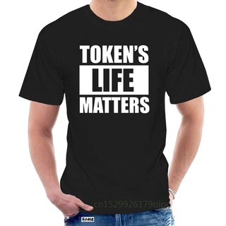 เสื้อยืดผ้าฝ้ายพิมพ์ลายขายดี เสื้อยืดลําลอง แขนสั้น พิมพ์ลาย TOKENS LIFE MATTERS แฟชั่นสําหรับผู้ชาย 100%095702เสื้อยืดค