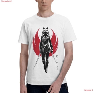 เสื้อยืดผ้าฝ้ายMatha เสื้อผู้ชาย Yameela 10 Star Wars สตาร์ วอร์ส FULCRUM SUMI-E T Shirt Men เสื้อยืดผู้ชาย เสื้อยืดผ้าน