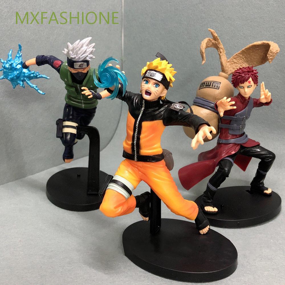 MXFASHIONE Gift Naruto Anime 18CM Action Figures Hatake Kakashi PVC Model Naruto Shippuden Figurine Vibration Stars Uchi