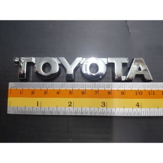 Logo Toyota งานเหล็ก 11.5×2cm