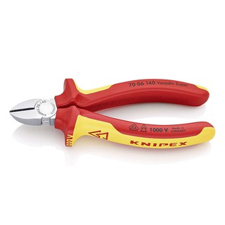 KNIPEX Diagonal Cutter VDE 140 mm คีมตัดทแยงมุม VDE 140 มม. รุ่น 7006140