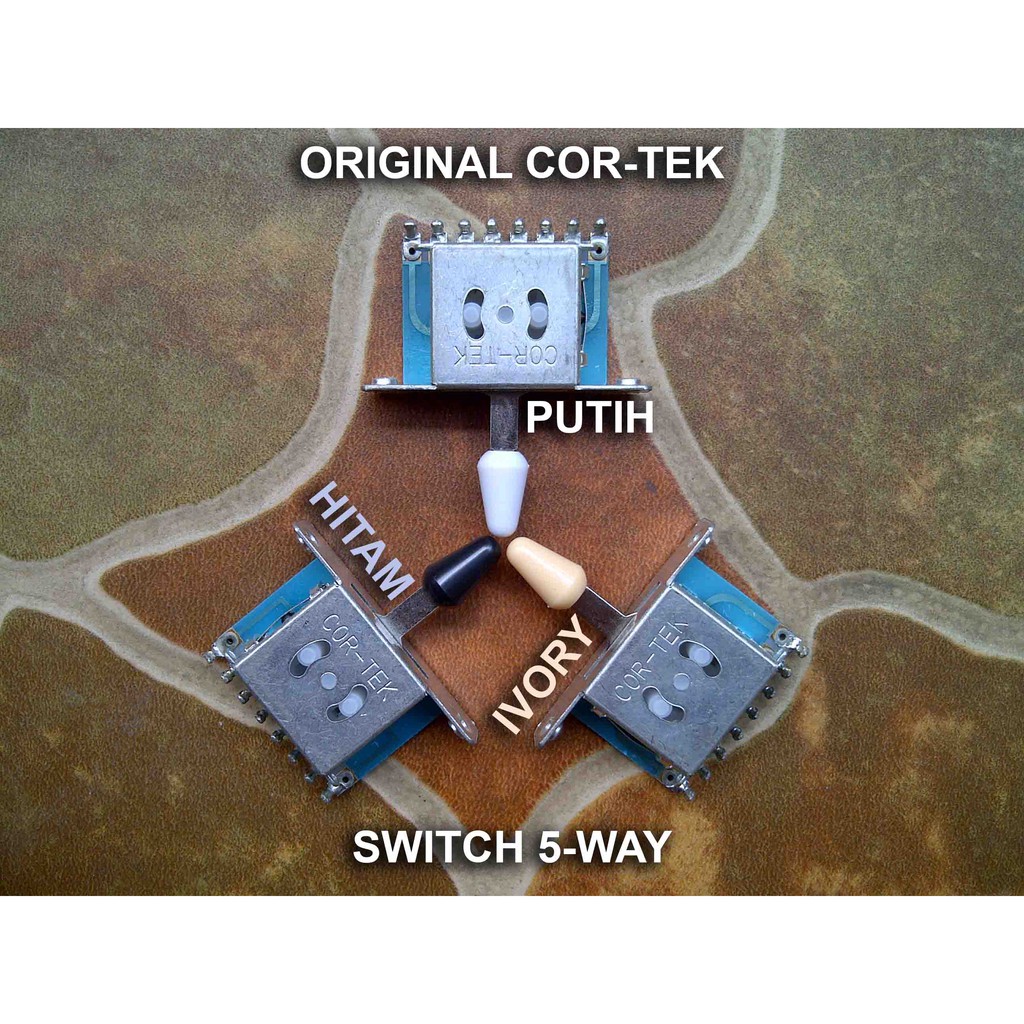 Cortek 5 Way Lever Switch เลือกกีตาร์ ปิ๊กอัพกีตาร์ 5way Original