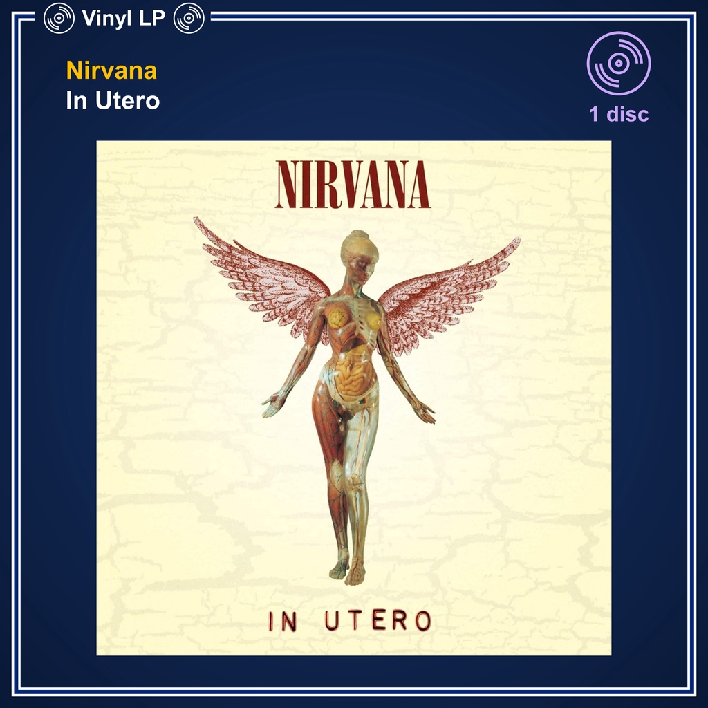 [แผ่นเสียง Vinyl LP] Nirvana - In Utero [ใหม่และซีล SS] ราคาถูก Shopee Lazada