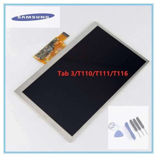 จอใน Samsung Tab 3 / T110 / T111 / T116 อะไหล่หน้าจอจอภาพด้านใน หน้าจอ LCD Display For Samsung Tab 3/T110/T111/T116