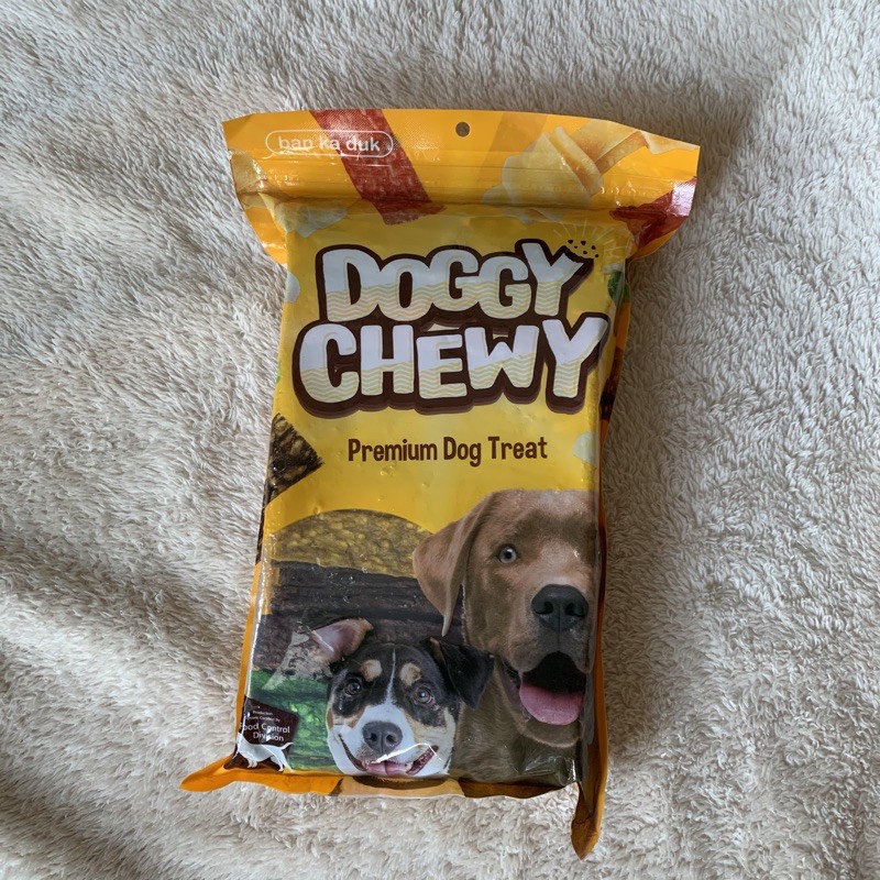 ขนมสุนัข ขนมหมา หนังบดอัดแท่ง มันชี่แบน นน. 500 กรัม