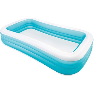 INTEX สระน้ำเป่าลม 1 เมตร 2 เมตร 3 เมตร สระว่ายน้ำเป่าลม ขนาดใหญ่ ทนทาน Inflatable Pool 166cm 2m 2.7 m