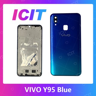 VIVO Y95 อะไหล่บอดี้ เคสกลางพร้อมฝาหลัง Body For vivo y95 ICIT 2020