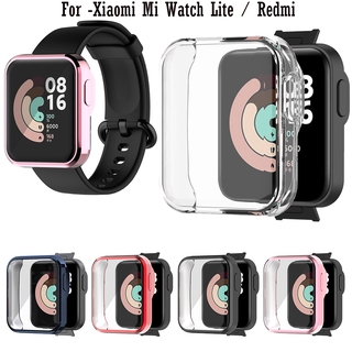 เคสป้องกันหน้าจอนาฬิกา หลากสี แบบนิ่ม สำหรับ Xiaomi Mi Watch Lite Redmi