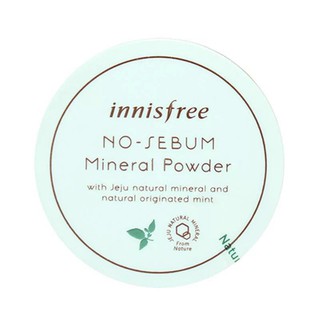 (ของแท้ ) Innisfree No-Sebum Mineral Powder 5g. #SKS#