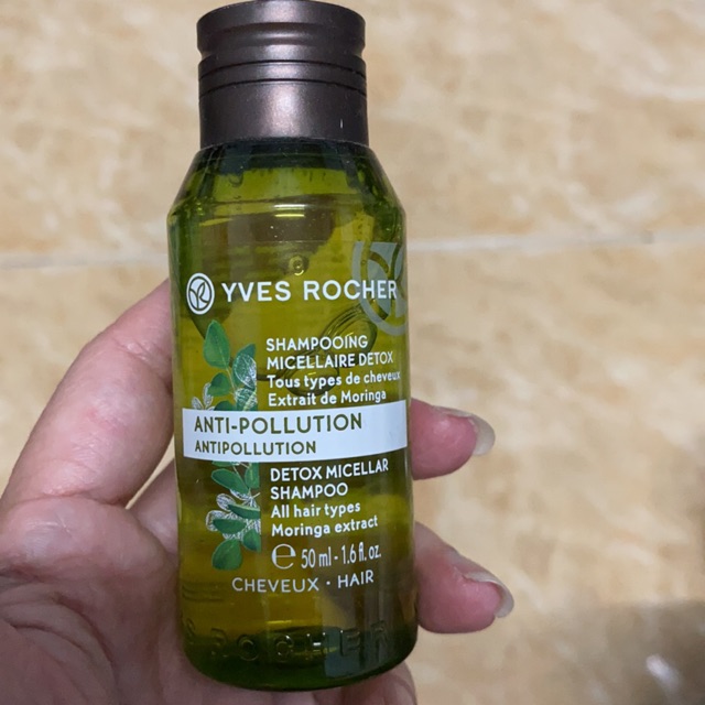 Yves Rocher BHC Anti Pollution Detox Micellar Shampoo 50ml