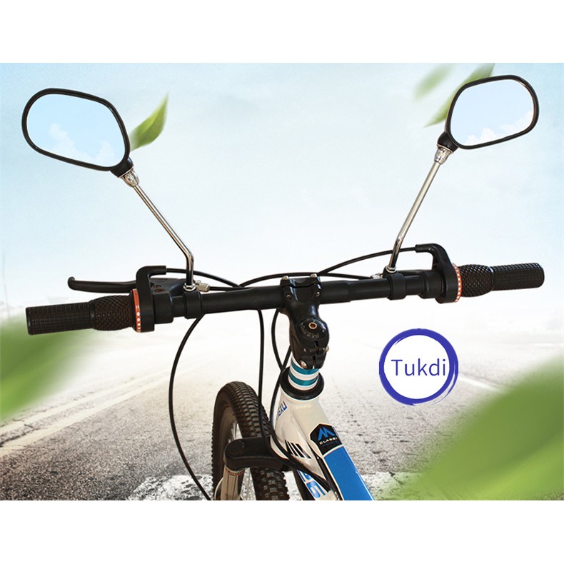 กระจกมองหลัง 1คู่ กระจกมองหลัง จักรยาน รถจักรยาน อุปกรณ์จักรยาน Bicycle Bike Rearview Rear A238