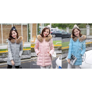 เสื้อโค้ทขนเป็ดแท้ ในราคาที่คุณยิ้ม รุ่น Cheesecake สีพาสเทลสวยหวาน เสื้อขนเป็ดที่ขายดีที่สุดของร้าน มีรูปของจริงในโพส