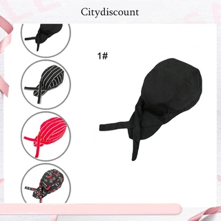 &lt; Citydiscount &gt; หมวกเชฟ มืออาชีพ สําหรับทําอาหาร ห้องครัว จัดเลี้ยง กะโหลก ผ้าโพกหัว