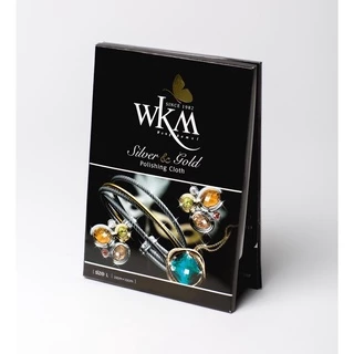 WKM ผ้าเช็ดเครื่องเงิน ทำความสะอาดเครื่องประดับ เงิน ทอง นาค