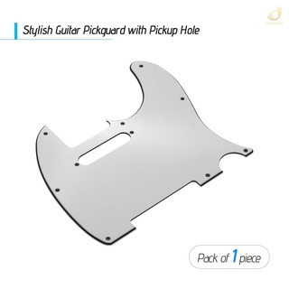Pickguard สําหรับกีต้าร์ไฟฟ้าสไตล์ Telecaster สีขาว 3 ชั้น