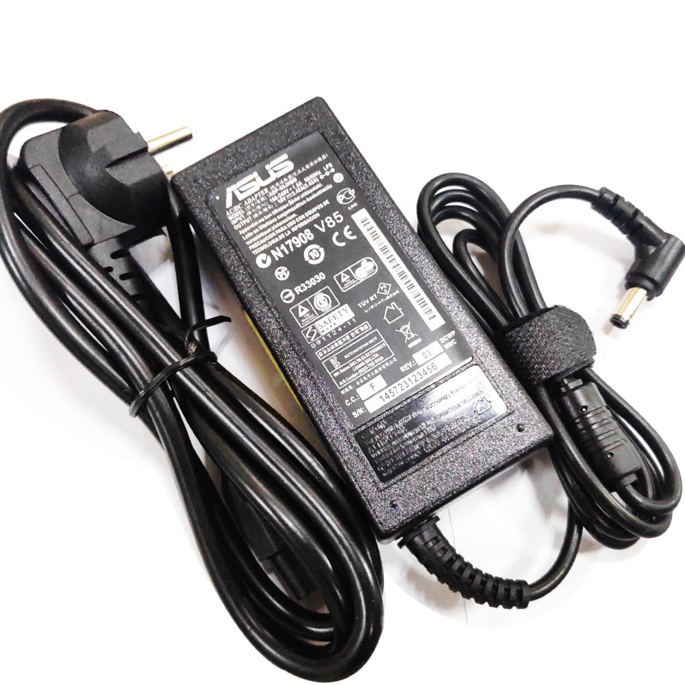 อะแดปเตอร์ชาร์จแล็ปท็อป Asus ของแท้ 19V 3.42A 65W A42 A42F A43 A43E A43S A43U A44 A44H 45 X45A X45C
