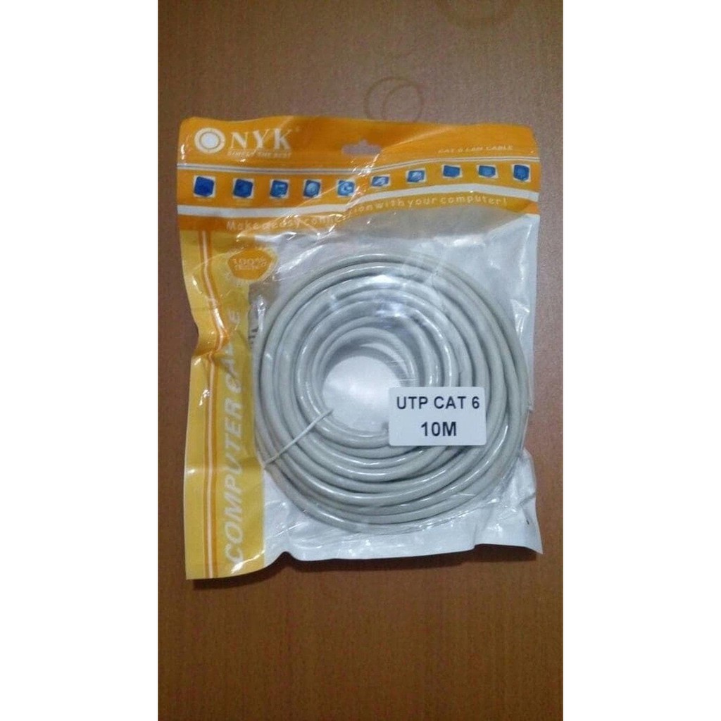 สาย LAN 10 เมตร NYK CAT 6 / UTP 10 M / LAN 10M