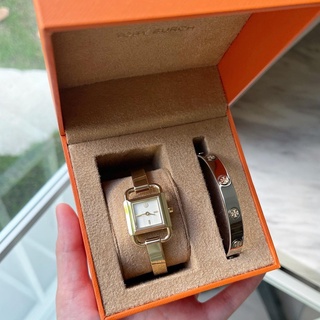 ของแท้100% พร้อมส่งที่ไทย🌈Tory burch Phipps Watch gold silver