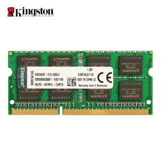 หน่วยความจําแล็ปท็อป Kingston 4gb 8gb Ddr 3 1600 Mhz 1333 Mhz 1066 Mhz Pc 3-12800 Ddr3L Cl9