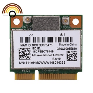 AR5B22 2.4/5GHz Dual Band Wifi Card 802.11Ac for Lenovo Y400 Y500